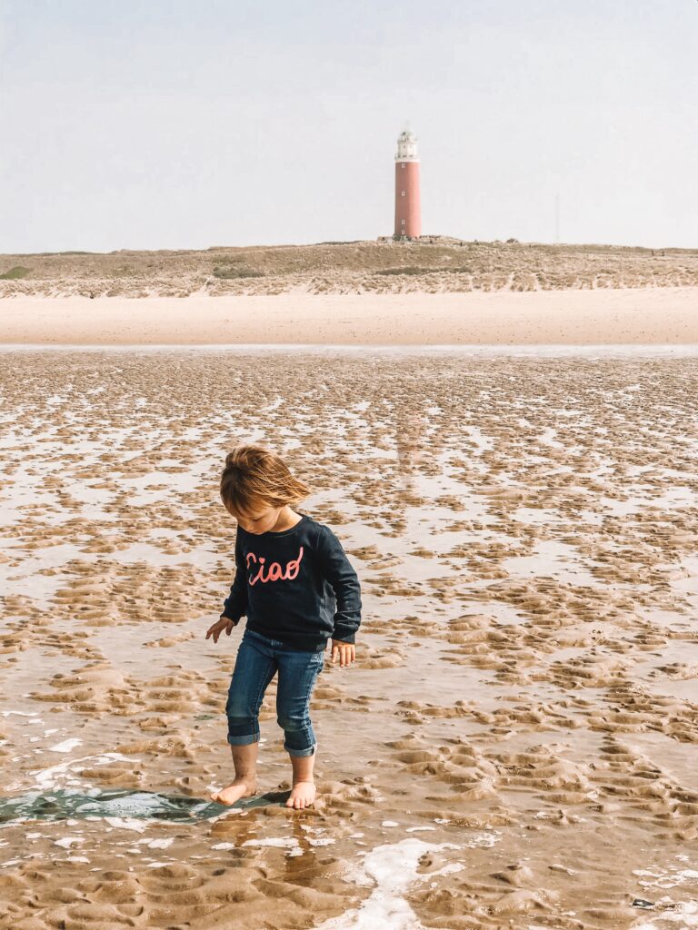 Texel strand vuurtoren